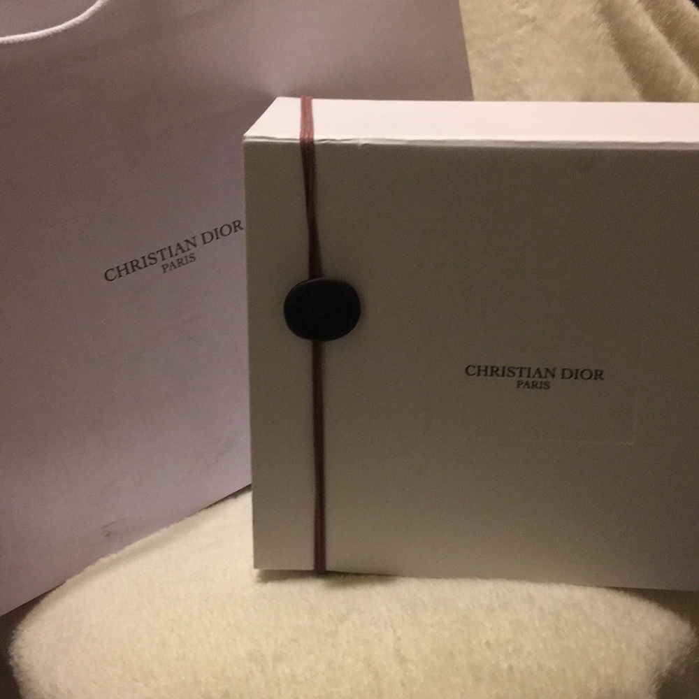 Christian Dior Shopping Bag Box and Dust Covers